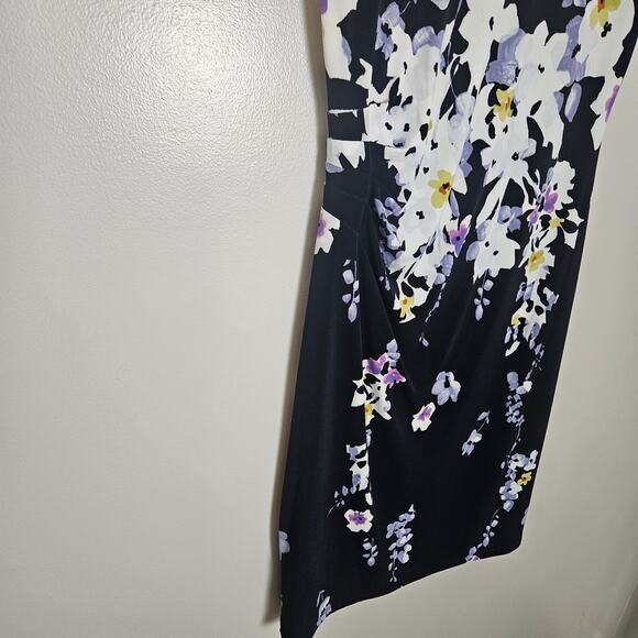 Lauren by Ralph Lauren Floral Dress Sz 14 - Picture 10 of 12